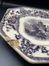 Antique Ironstone Davenport Cyprus Mulbery Serving Plate