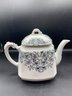 Antique Ashworth & Bros Empress Ironstone Tea Pot And Tea Caddy Set