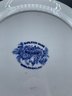 Antique English Burleigh Ware Willow Blue And White China 9.5 Inch Plate