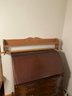 42 Inch Wooden Hanging  Wall Towel Rack With Self