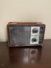 Portable Motorola All Transistor Radio  In Its Leather Case