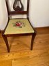 Antique Duncan Phyfe Style Harp Back Side Chair