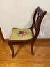 Antique Duncan Phyfe Style Harp Back Side Chair