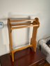 Vintage Wooden Drying Rack / Linen Display Rack
