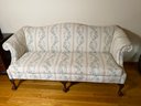 Beautiful Quality Couch By Clayton Marcus, With Ball & Claw Feet And Antique Mahogany Finish