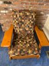Funky Upholstered Side Arm Chair - Very Comfy!