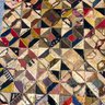 Antique Hand Crafted Crazy Quilt
