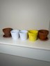 A Group Of Five 4-5 Inch Planters / Plant Pots, Including Terra Cotta