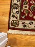 Vintage Oriental Hand Knotted Red And Cream Hall Runner Rug 148'x29.5'