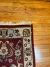 Vintage Oriental Hand Knotted Red And Cream Hall Runner Rug 148'x29.5'