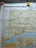 Huge 54inch By 50inch Map Of Connecticut / Rhode Island, Unframed
