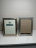 Two Lovely Silver Colored 5x7 Picture Frames