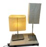 Pair Of Rice Paper Shaded Table Lamps