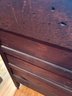 Gorgeous Antique 3 Drawer Dresser With Wooden Casters
