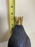 Plastic Crowned Bird Figurine