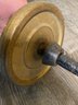 Dumbell With 2 Vintage 10 Pound Weights