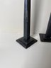 Pair Of Hand Hammered Style Candlestick Candle Holders