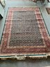 Room Size Hand Woven Wool Red And Green Rug With Very Detailed Design