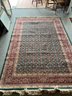 Room Size Hand Woven Wool Red And Green Rug With Very Detailed Design