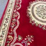 Elegant Large Red 9x12 Hand Woven Area Rug Beautiful Color
