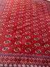 Stunning Red Large High Quality Hand Knotted Bokhara Rug 8'1'x 11'8'