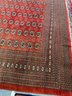 Stunning Antique Hand Woven Red Bokara Rug Exceptional Quality, High Knot Count