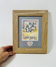 Framed Cow Print