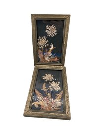 2 Well Do E Vintage Dried A D Pressed Flowers Framed