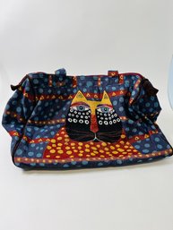 Laurel Burch Zippered Cat Tote