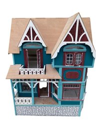Lovely Large Wooden Doll House - So Much Character!