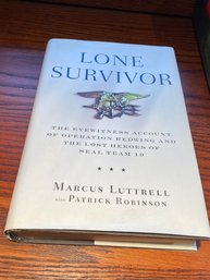 Lone Survivor By Marcus Luttrell First Edition Book