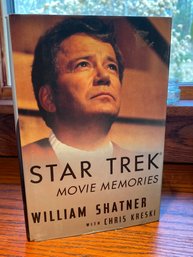 Star Trek Movie Memories By William Shatner 1994 First Edition