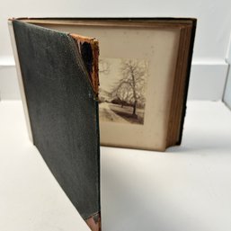 Album Full Of Antique Photographs & Travel Cards