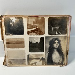 Photo Album Filled With Antique Photographs