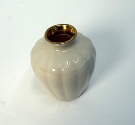 Small Lenox Gold Rimmed Vase