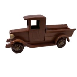 Model Truck: 1929 Ford Truck Crafted From Wild Cherry Wood By M. Hale