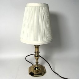 15in Tall Brass Side Table Lamp