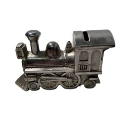 Vintage Train Engine Piggy Bank