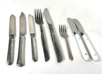 Silver Plated And Stainless Steel Flatware