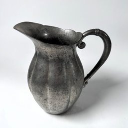 Gerotin Danish Pewter Ribbed Pitcher