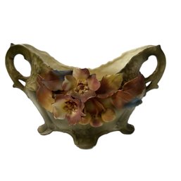 Vintage Royal Dux Victorian Vase, Made In Austria, Ornate!