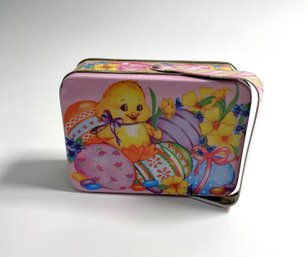 Easter Candy Tin: Chocolates Advertising Tin