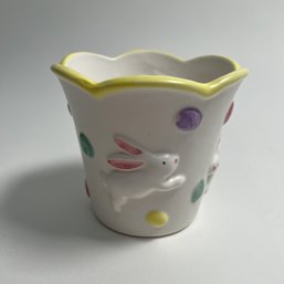 Easter Egg Themed Ceramic Planter Pot