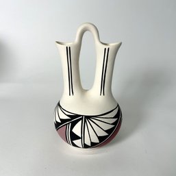 Handcrafted Southwestern Wedding Vase, Signed