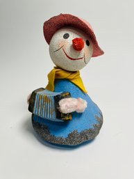 Vintage Snowman Paper Mache Statue