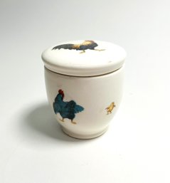 Small Chicken Lidded Jar