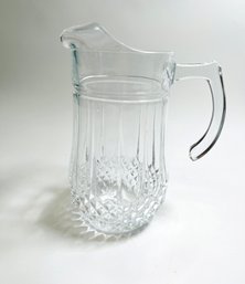 Heavy Clear Glass Pitcher With Great Design