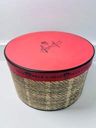 Vintage Peck & Peck Hat Box