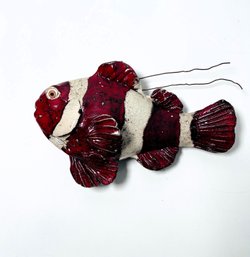 Hand Crafted Pottery Hanging Fish
