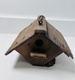 Rustic Wooden Bird House